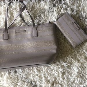 Kate spade sparkle bag & matching wallet